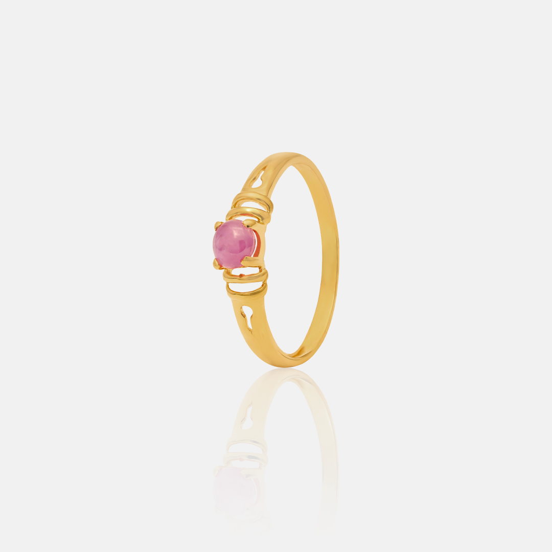 Red Dream Gold Ruby Ring