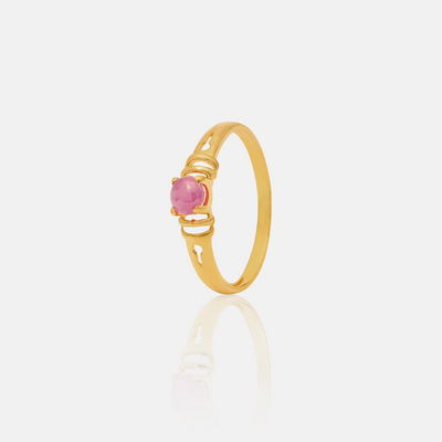 Red Dream Gold Ruby Ring