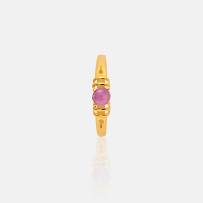 Red Dream Gold Ruby Ring