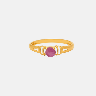 Red Dream Gold Ruby Ring