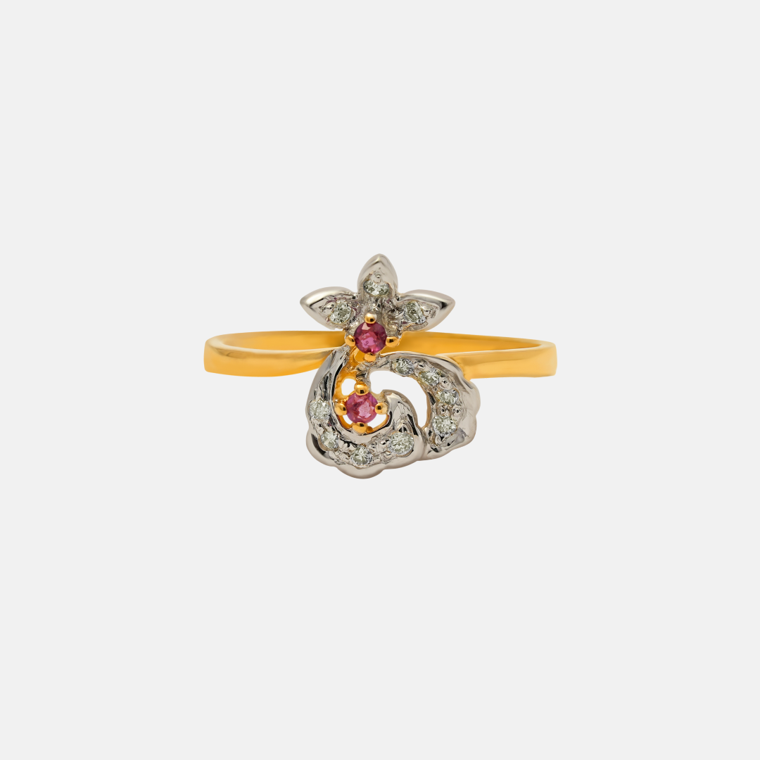 Flower Gold Ring