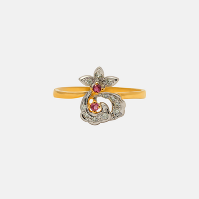 Flower Gold Ring